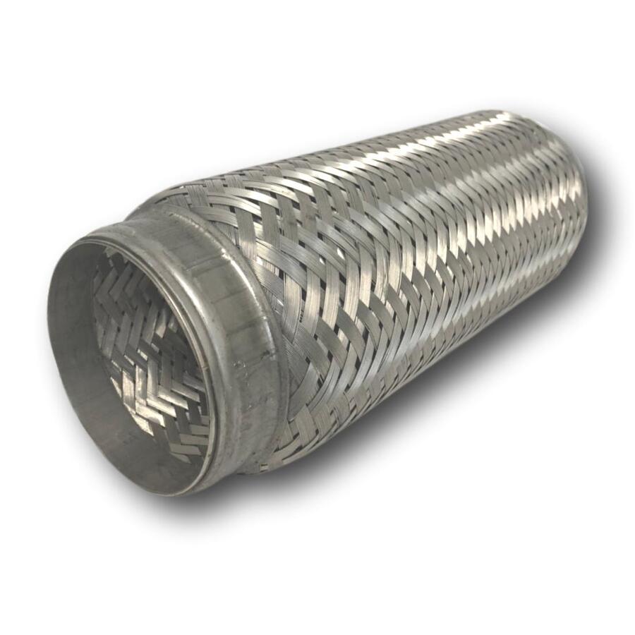 2.25 Inch 2 1/4 Exhaust Flex Bellow Pipe Joint Stainless Flexi Flexible DblBraid - Picture 5 of 5