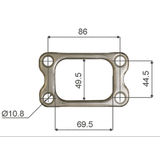 TURBO GASKET T3 INLET STAINLESS STEEL OUTER WITH GRAPHITE CORE