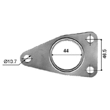 TURBO GASKET LATE J20-25 INLET  3 LAYER STAINLESS STEEL PERMASEAL