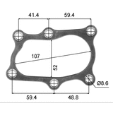 TURBO GASKET RB20DET RB25DET OUTLET STAINLESS STEEL PERMASEAL