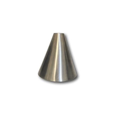 1 1/2" x 3/4" Exhaust Tube Merge Taper Cone Stainless Steel 316