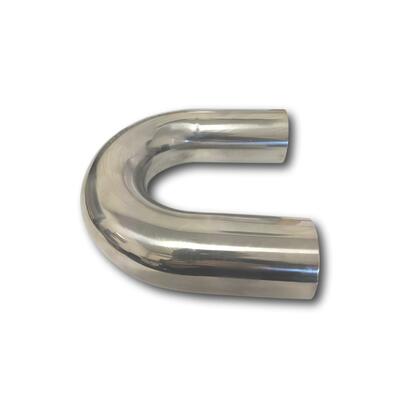 EXHAUST  PIPE MANDREL BEND STAINLESS STEEL 2 1/4" 180 DEGREE - POLISHED
